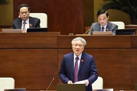Chánh án Tòa án Nhân dân Tối cao Nguyễn Hòa Bình. (Nguồn ảnh: TTXVN)