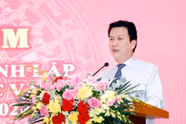 Bộ trưởng Bộ Tài nguyên và Môi trường Đặng Quốc Khánh. (Ảnh: PV/Vietnam+)