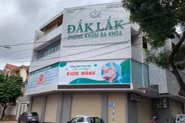 Phòng khám Đa khoa Đắk Lắk, nơi xảy ra vụ việc.