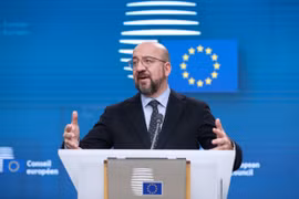 Chủ tịch Hội đồng châu Âu (EC) Charles Michel. (Ảnh: THX/TTXVN)