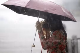 Hoàn lưu bão Trami gây mưa lớn ở Đông Bắc Thái Lan. (Nguồn: Bangkok Post)