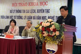 Ông Nguyễn Thế Kỷ phát biểu tại hội thảo. (Ảnh: P. Mai/Vietnam+)