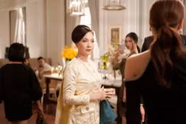 Tạo hình của nghệ sỹ nhân dân Lê Khanh trong "Gái già lắm chiêu 3." (Ảnh: ĐLP)