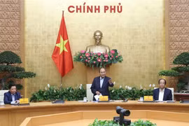 Thủ tướng Nguyễn Xuân Phúc phát biểu. (Ảnh: Thống Nhất/TTXVN)