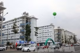 Một góc khu chung cư nhà ở xã hội Hòa Lợi, thị xã Bến Cát. (Nguồn: Quách Lắm/TTXVN)