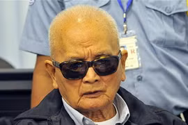 Bị cáo Nuon Chea tại tòa. (Nguồn: AFP)
