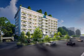 Phối cảnh Viện dưỡng lão Phương Đông Asahi. 