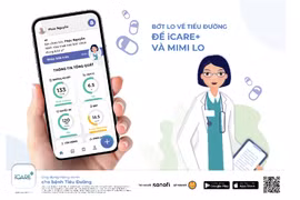 iCARE+: Ứng dụng thông minh cho bệnh nhân đái tháo đường và người thân. (Ảnh: PV/Vietnam+)