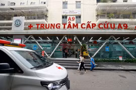Trung tâm cấp cứu A9, Bệnh viện Bạch Mai. (Ảnh: Minh Quyết/TTXVN)
