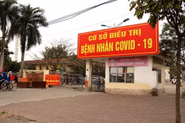 Bệnh viện Dã chiến số 2 tại Hải Dương. (Ảnh: PV/Vietnam+)