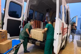 Hình ảnh các y bác sỹ lên đường đưa 120 ca COVID-19 về nước