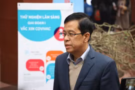 Giáo sư Đặng Đức Anh - Viện trưởng Viện Vệ sinh dịch tễ Trung ương. (Ảnh: T.G/Vietnam+)