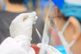 Từ ngày 15/4, Bộ Y tế sẽ thực hiện ký tập trung để cấp hộ chiếu vaccine cho người dân. (Ảnh: TTXVN/Vietnam+)