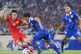 Tuyển Việt Nam luôn lép vé so với Thái Lan ở AFF Cup. (Ảnh: Minh Chiến/Vietnam+)