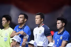 Đội tuyển Thái Lan vẫn còn cơ hội ngược dòng ở trận lượt về trên sân nhà. (Ảnh: Thùy Minh)