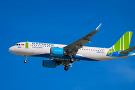 Máy bay của hãng hàng không Bamboo Airways. (Ảnh: CTV/Vietnam+)