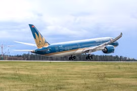 Vietnam Airlines đưa các giải pháp tái cơ cấu giai đoạn 2021-2025. (Ảnh: CTV/Vietnam+)