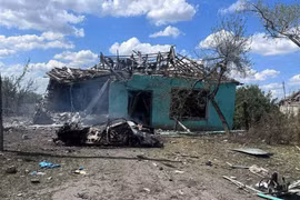 Khu vực làng Memryk ở miền Đông Ukraine. (Nguồn: The Moscow Times)