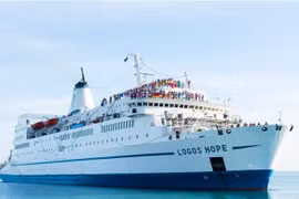 Hội chợ sách nổi Logos Hope diễn ra tại Durban (Nam Phi) từ ngày 8/5-2/6. (Nguồn: IOL)