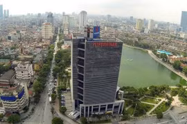 Trụ sở Tập đoàn Dầu khí Việt Nam. (Ảnh: Đức Duy/Vietnam+)