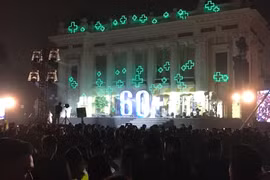 Chiến dịch Giờ Trái đất 2019. (Ảnh: Đức Duy/Vietnam+)