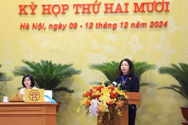 Kỳ họp thứ Hai Mươi, Hội đồng Nhân dân thành phố Hà Nội. (Ảnh: hanoi)