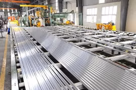 Hoa Kỳ điều tra sơ bộ chống bán phá giá sản phẩm nhôm đùn ép nhập khẩu từ Việt Nam. (Ảnh: PV/Vietnam+)