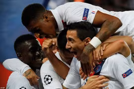 Di Maria giúp PSG vùi dập Real Madrid. (Nguồn: AP)