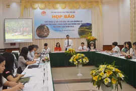 Toàn cảnh buổi họp báo. (Ảnh: Đức Tưởng/TTXVN)