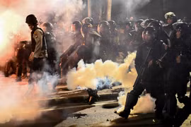Lực lượng cảnh sát Indonesia. (Nguồn: AFP/Getty Images)