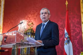 Tổng thống Áo Alexander Van der Bellen. (Ảnh: THX/TTXVN)