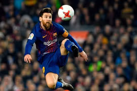 Messi có 50 bàn thắng ở Cúp Nhà Vua.