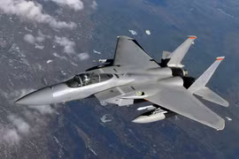 Máy bay chiến đấu F-15C Eagle của Không quân Mỹ. (Nguồn: AP)