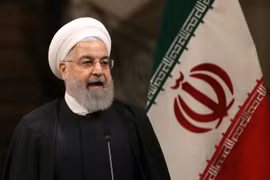 Tổng thống Iran Hassan Rouhani. (Nguồn: AFP)