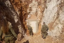 Đường hầm thứ 6 tại biên giới Liban. (Nguồn: haaretz.com)