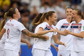 Na Uy giành vé vào vòng 1/8 World Cup nữ 2019. (Nguồn: Getty Images)