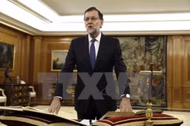 Thủ tướng Tây Ban Nha Mariano Rajoy. (Nguồn: AP/TTXVN)
