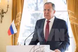 Ngoại trưởng Nga Sergei Lavrov. (Nguồn: THX/TTXVN)