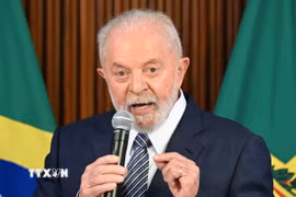 Tổng thống Brazil Lula da Silva. (Ảnh: AFP/TTXVN)
