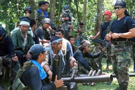 Phiến quân Hồi giáo Abu Sayyaf. (Nguồn: AP)