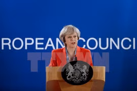Thủ tướng Anh Theresa May. (Nguồn: EPA/TTXVN)