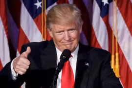 Ông Trump đắc cử tổng thống Mỹ. (Nguồn: Reuters)