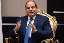 Tổng thống Ai Cập Abdel-Fattah El-Sisi. (Ảnh: AFP/TTXVN)