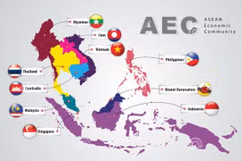 Cộng đồng Kinh tế ASEAN sẽ chính thức được thành lập vào 31/12 tới. (Nguồn: dreamstime.com)