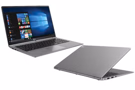 Dòng laptop LG gram chỉ nặng từ 940 - 970 gram cho các dòng máy 13,3 và 14 inch. (Ảnh: LG)