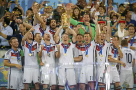Nhà vô địch World Cup 2014 giành giải thưởng Đội tuyển của Năm