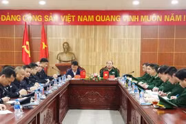 Toàn cảnh buổi bàn giao. (Nguồn: bienphong.com.vn)