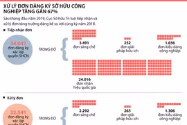 [Infographics] Dồn lực xử lý đơn đăng ký sở hữu công nghiệp
