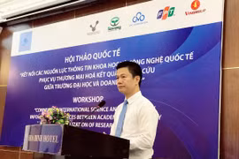 Tiến sỹ Trần Đắc Hiến, Cục trưởng Cục Thông tin khoa học và công nghệ quốc gia. (Nguồn: NASATI)