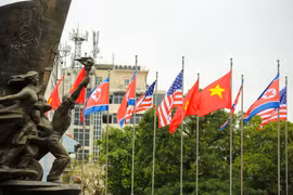 Để Hội nghị thượng đỉnh Mỹ-Triều diễn ra an toàn, mọi công tác chuẩn bị đã được thành phố Hà Nội triển khai từ nhiều ngày nay. (Ảnh: Minh Sơn/Vietnam+)